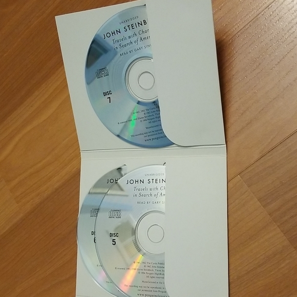 John Steinbeck Travels with Charley in Search of America Unabridged Book on CD - Picture 5 of 7